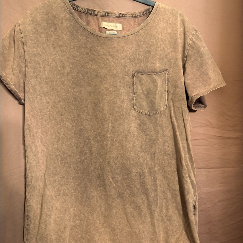 Men's Brown Casual T-Shirt